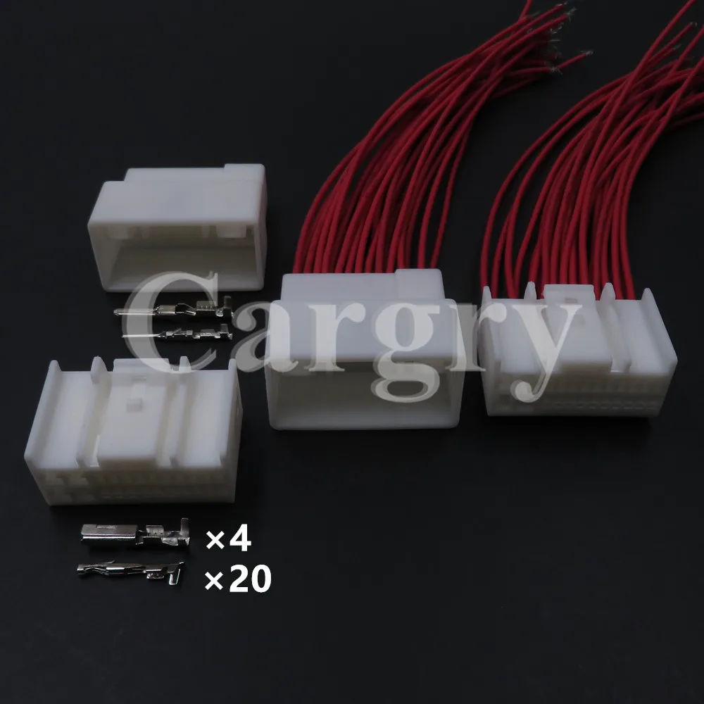 

1 Set 24P AC Assembly Car Wire Harness Male Female Docking Socket Auto Parts Automobile Electrical Connector
