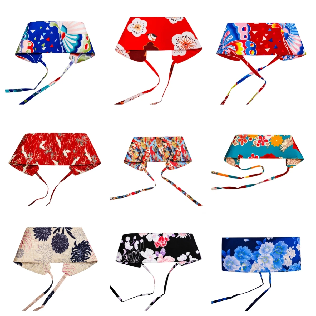 Traditionelle Kimono Gürtel Frauen Korsett Gürtel Kleid Dekoration blaue Blumen Wellenmuster breite Gürtel Muster asiatischen Hüftgurt