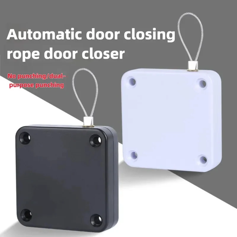Automatic Door Closer Punch-free Adjustable/Home Furniture Door Hardware Fitting Accessory Tool Component Part Equipment Kits