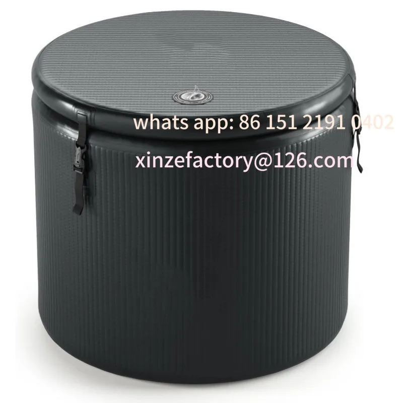

Customizable brushed inflatable ice bath tub tub inflatable ice bath tub adult folding bath bucket cold therapy