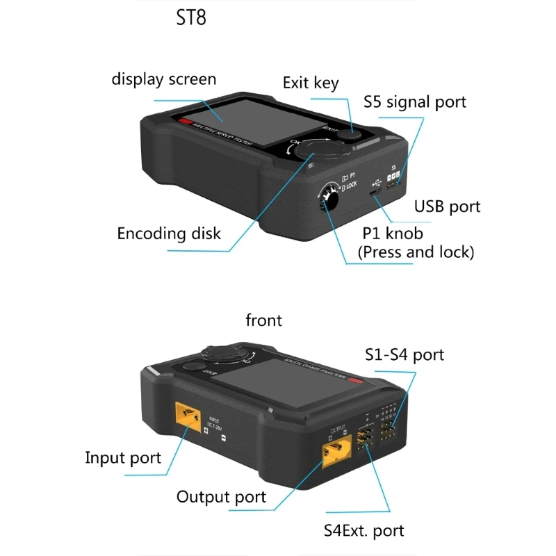 8 Channel Servos Tester and Testers ST8 8CH 100W 2A 7-28V PWM/PPM/SBUS DropShipping