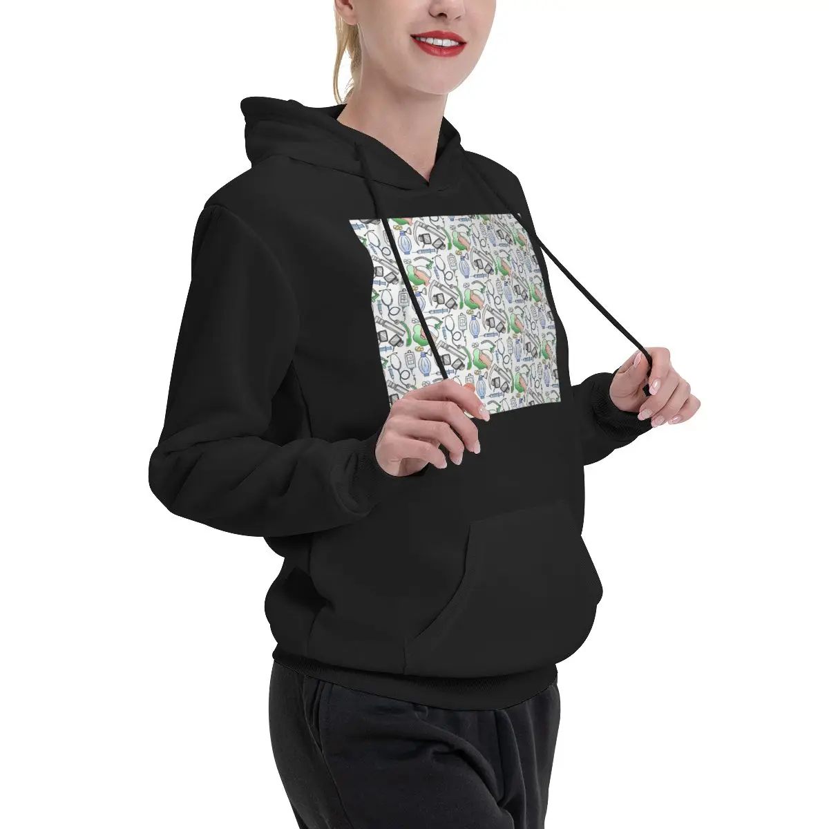 Anesthesia Hoodie Harajuku Pullover Autumn Winter Men's Women's Couple Sweatshirts Long Sleeve Tops