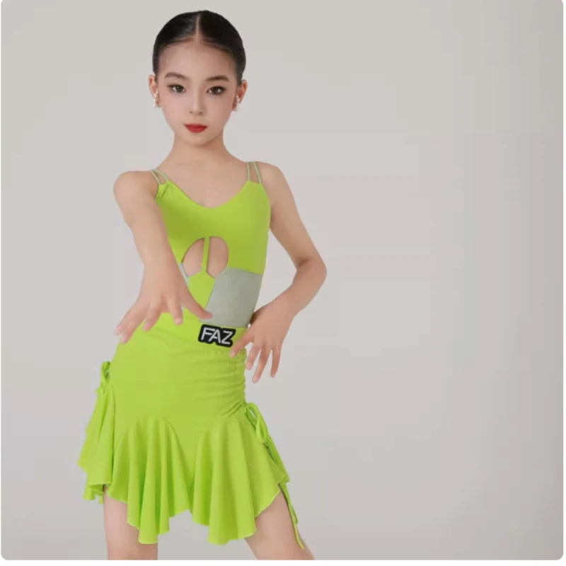 Latin Dance Costume Summer New Girl Practice Costume Northeast Dahua Dance Performance Costume dance skirt