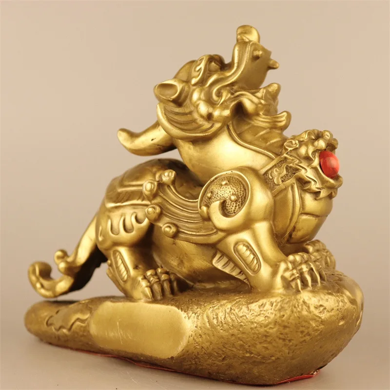 Brass Gathering Wealth and Keeping Wealth Pi Xiu Decoration Home Living Room Entrance Decorations Housewarming Gifts