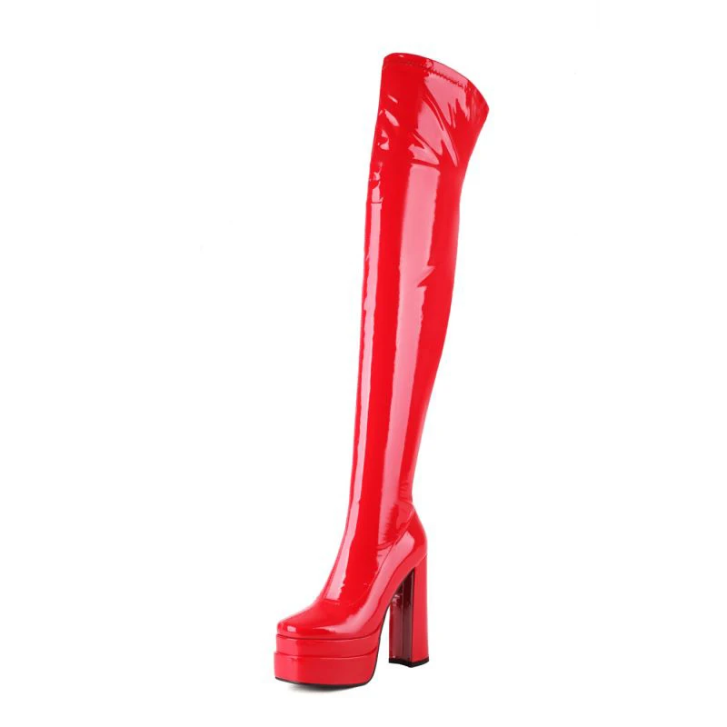 Professional Customized Sexy Stiletto High Heels Over The Knee Boots Women Stretch Thigh High Boots Ladies Long Boots