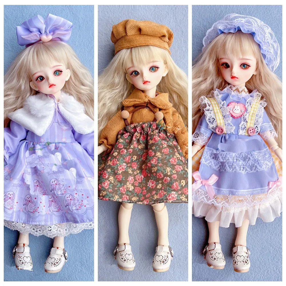 Toy Accessories Jk Uniform Clothes for 30cm Doll 30cm Doll Dress Multiple Color 30cm Dolls Skirt Casual Suit NO Doll