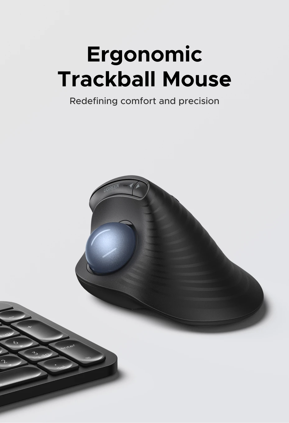 Ergonomic Trackball Mouse Image 1