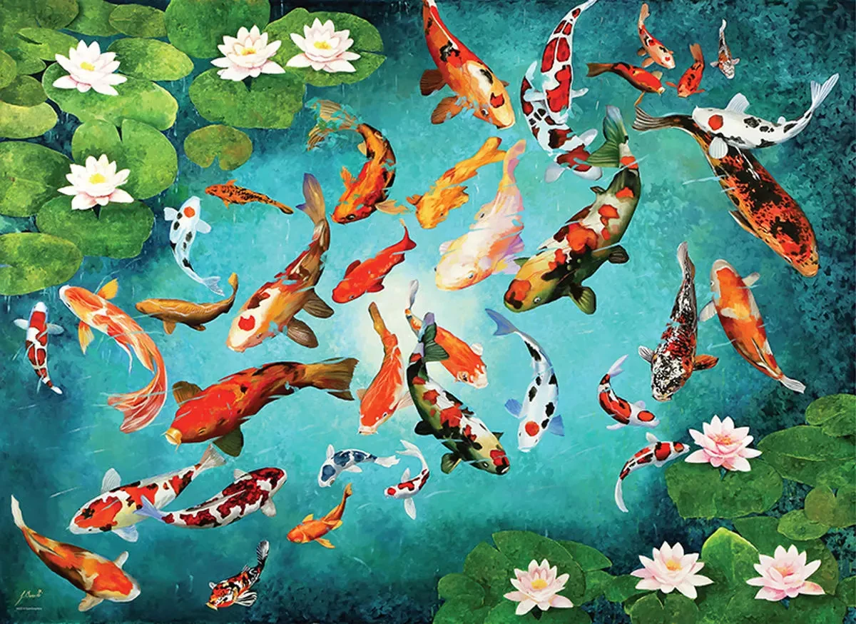 

Jigsaw Puzzle 1000 PiecesThe Fish Animal Scenery Puzzle Home Decor for Adults Game Family Fun Puzzles Educational Toys for Kids