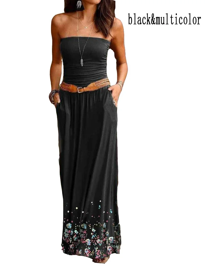 2023 femmes mode été S-2XL fibrPrinted solide document robe mince décontracté possède tube haut jupe dame respzed robe de soirée