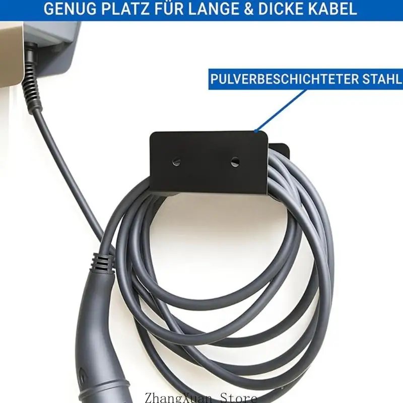 EV-Ladegerät-Halterung, Typ 2, Ladekabel-Halterung für Garagenwand-Kabelaufbewahrung, 3 x – Detail 5