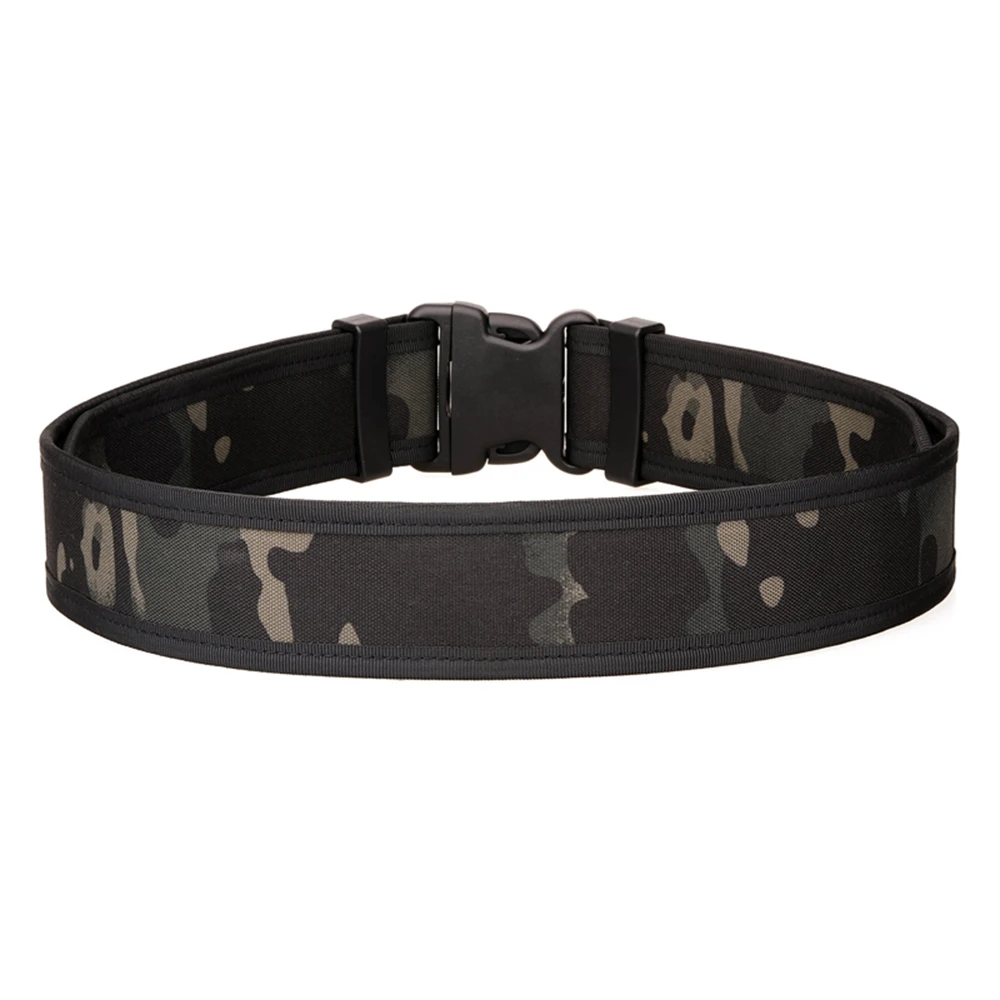 TUSHI Neuer taktischer Gürtel mit Schnellverschluss für Herren, Outdoor-Camouflage-Nylon, breiter Taillengürtel für Bergsteigen, Wandern, Arbeit, Angeln – Detail 17