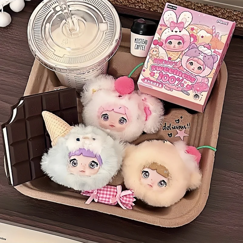 

Original Nommi Sweetness 100% Series Cute Rabbit Vinyl Mystery Blind Box Surprise Bag Pendant Keychain Decor Girl Gift Toy