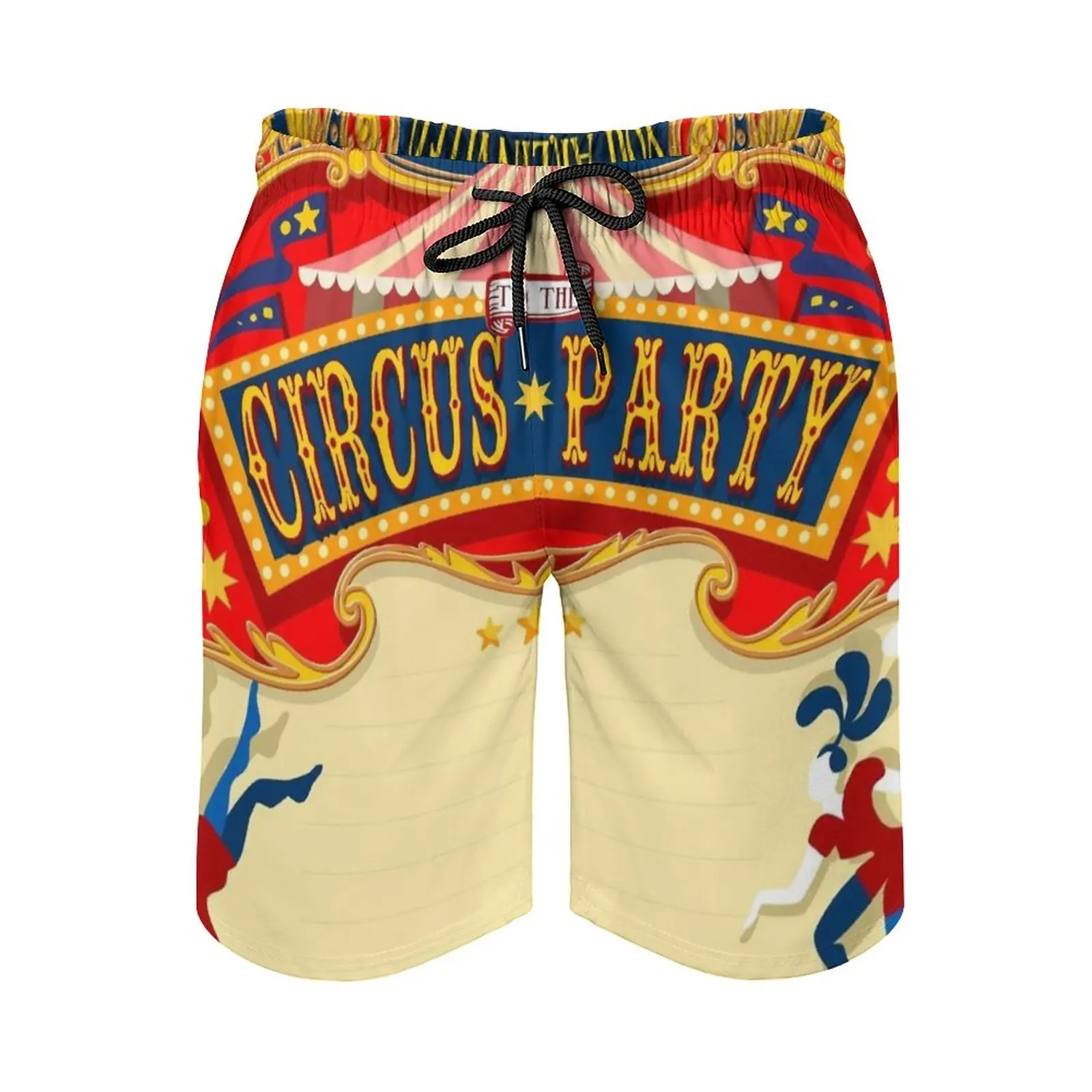 

Цирковой карнавальный пригласительный плакат, быстросохнущие летние мужские пляжные шорты, трусы для мужчин, штаны для спортзала, шорты, цирк, приглашение на палатку
