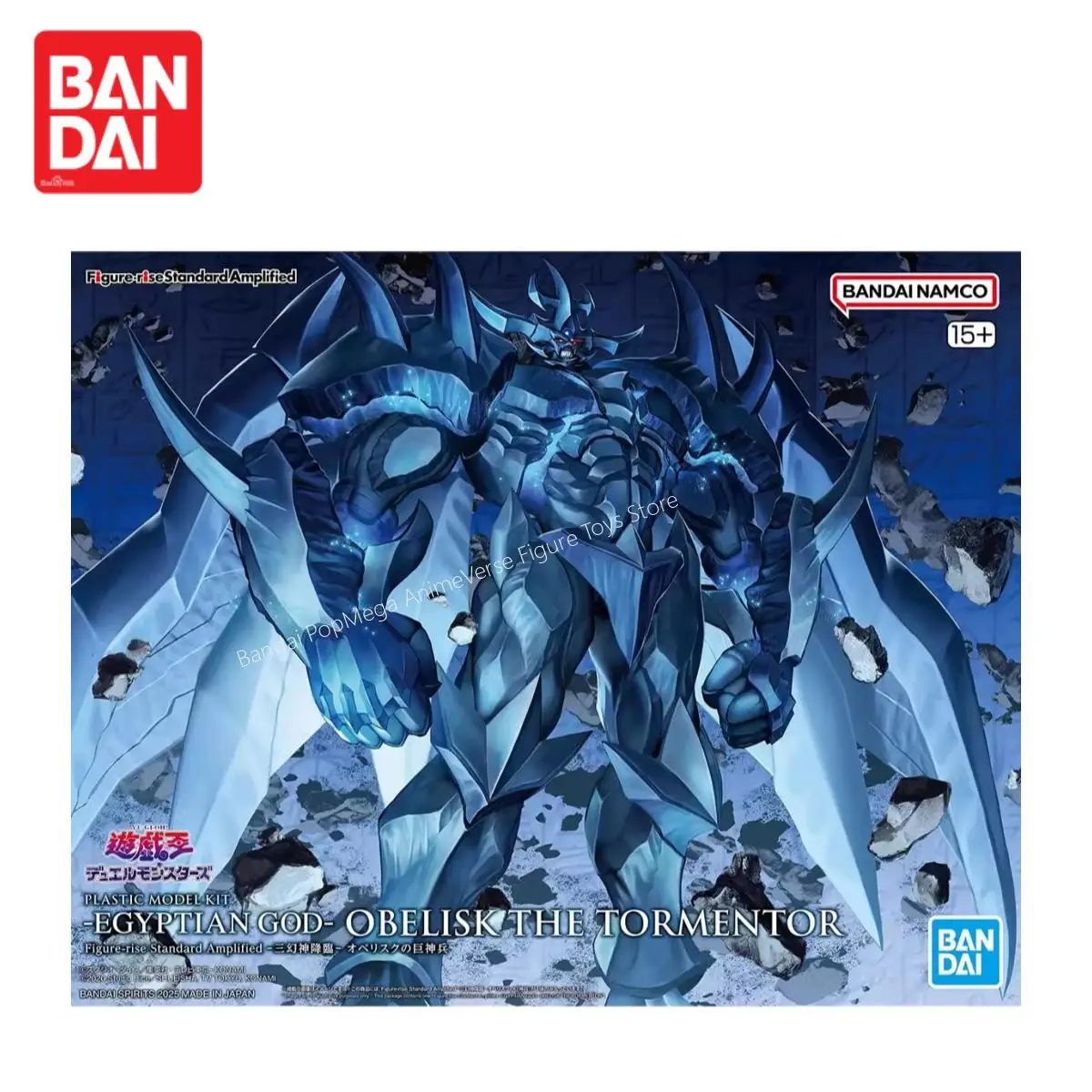 Bandaifrs Yu-Gi-Oh Monster Duelo Tres Deuses Egipcios Descendentes Obelisco Kit Modelo Soldado Gigante Em Estoque Figurine Model