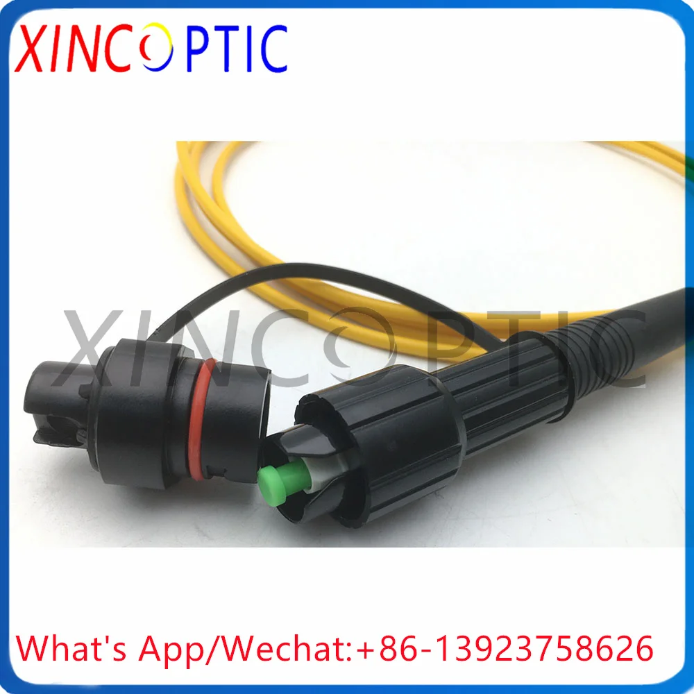 

IP67 Waterproof Corning HUAWEI Mini SC/APC 1M 2M 3.0mm Yellow Cable to SC/APC OptiTap Jumper Optical Fiber Connector Patch Cord