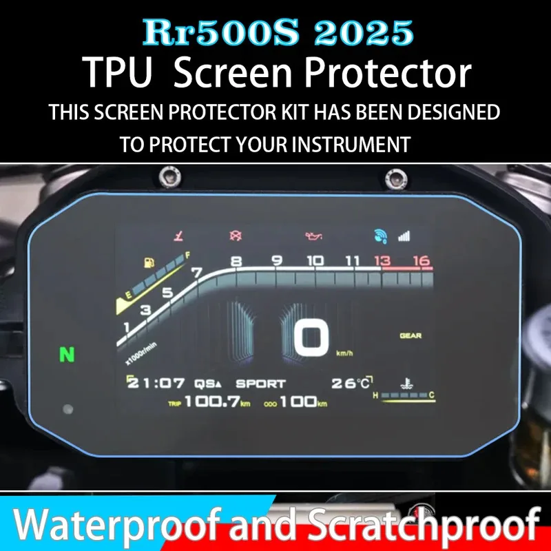 

Motorcycle Accessories, Screen Protector Film Against Panel Scratches for LONCIN VOGE RR500S Rr500s Rr500S 2025