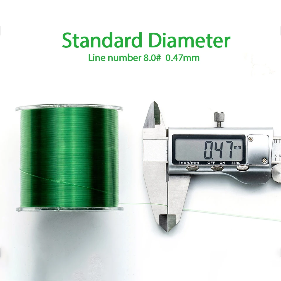 500M Monofilament Nylon Fishing Line 0.1MM-0.47mm 2LB-35LB Material From Japan Fishing Carp Line image 4