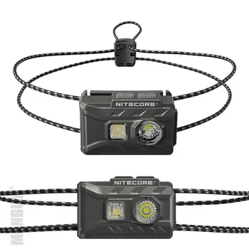 Venta NITECORE NU20 Classic 360 lúmenes USB-C recargable ultraligero faro al aire libre correr Camping impermeable faro