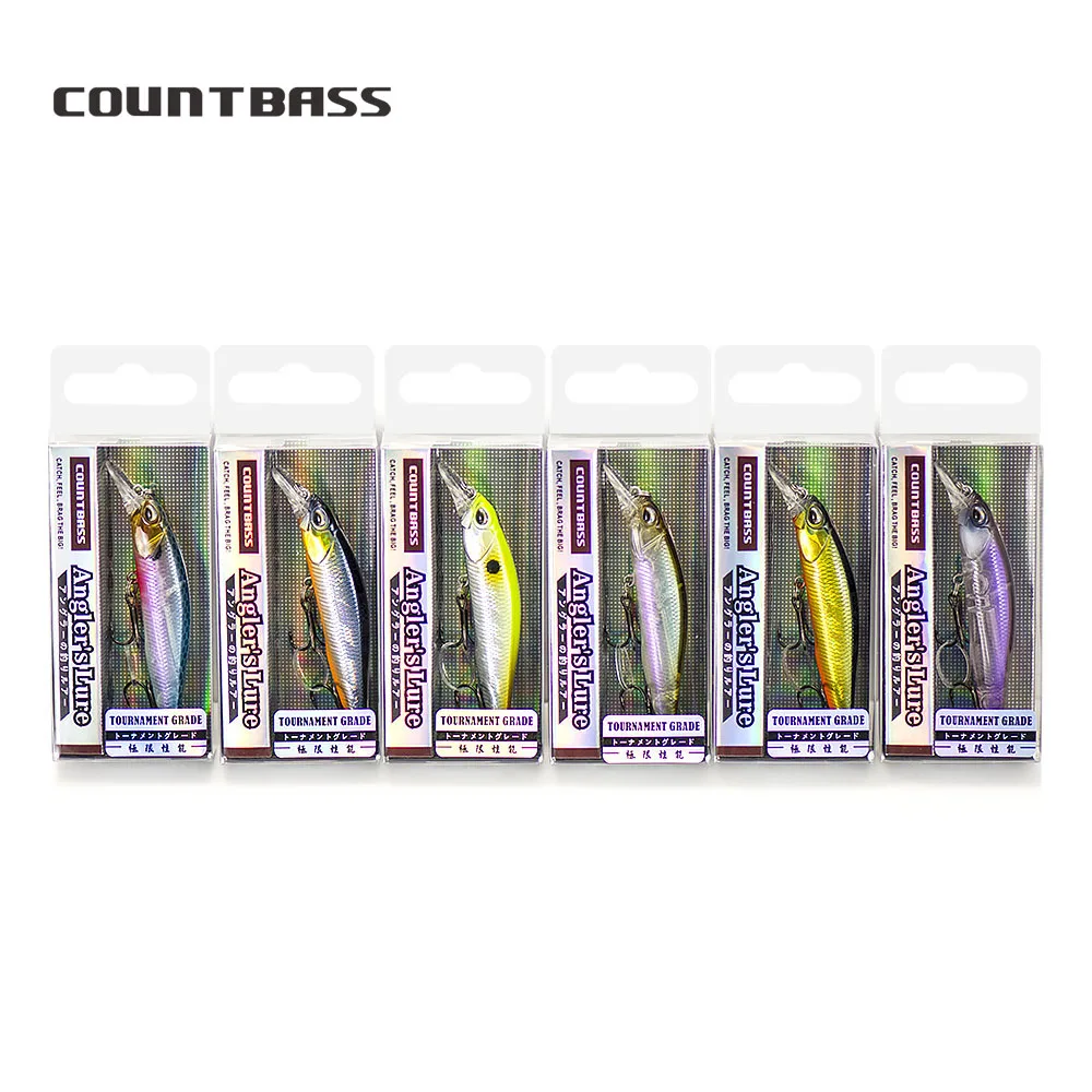 COUNTBASS Minnow 63mm 5g (2.48'' 0.18oz) Slow Sinking Shad  Fishing Plastic Wobbler Perch Leurre Angler’s Lure view 6