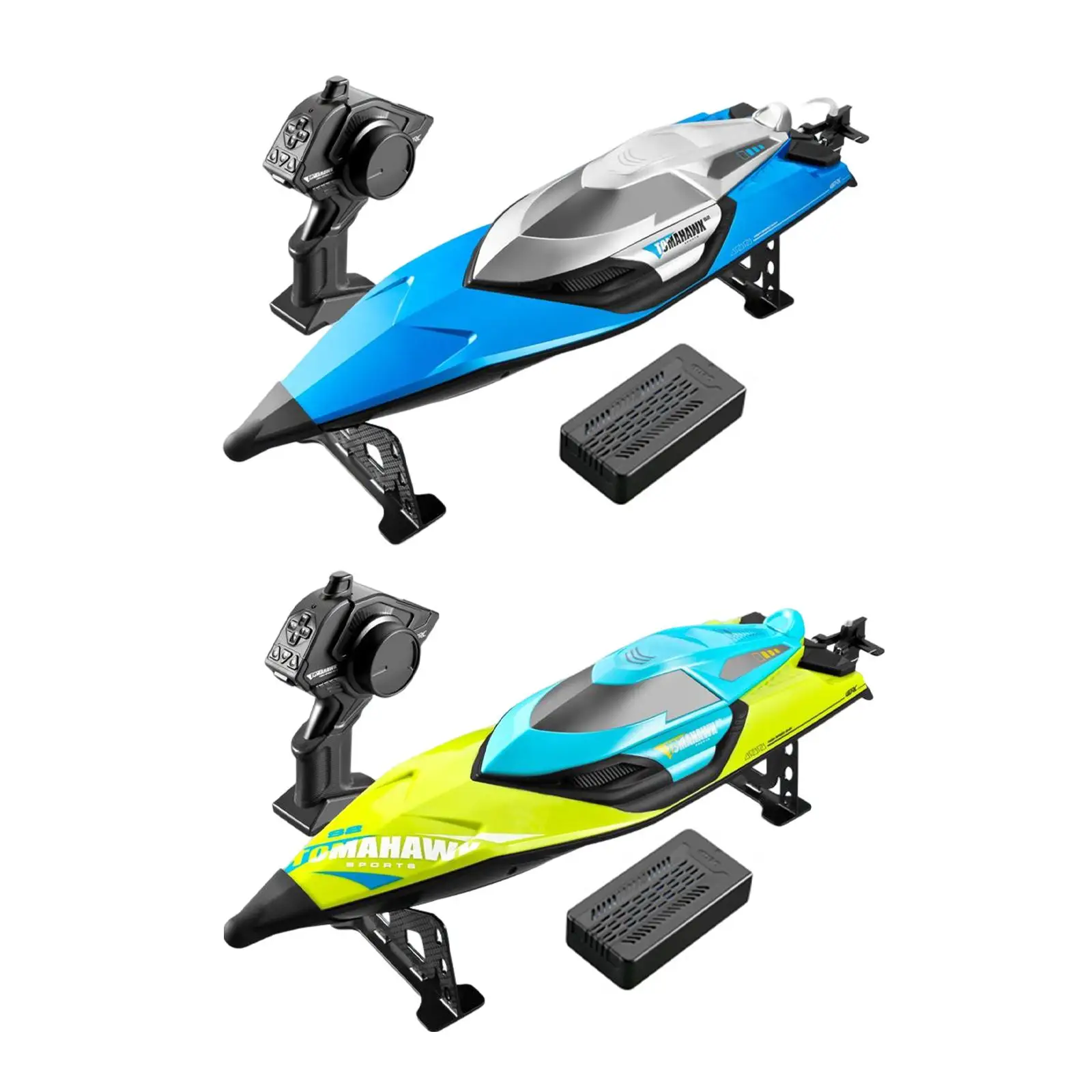 70km/H Simulation Speedboat USB Charging Waterproof Stable High Speed Remote Control Ship for Lakes Hobby Adult Kids Beginners