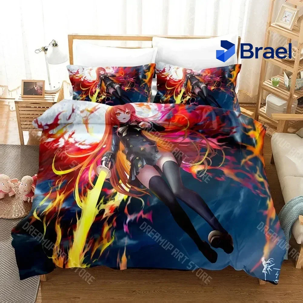 Exquisite 3D Print Shakugan No Shana Bedding Set Anime Bed Linen Quilt Duvet Cover Sets Home Decor Single Queen King Size Gift