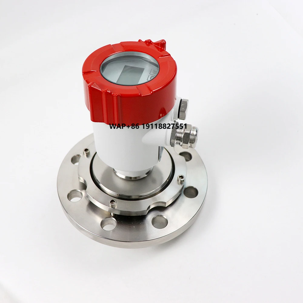 

Anti Corrosive Stainless Steel Rs485 Lcd Display radar Level Sensor Meter Transmitter for Grain Solid Paint with Level Indicator