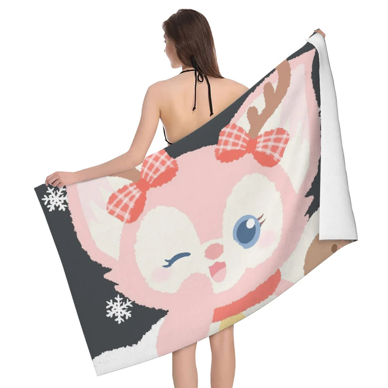 Home bath towels for the body towels Anime style bathroom quick drying microfiber beach towel man and women large sports towel