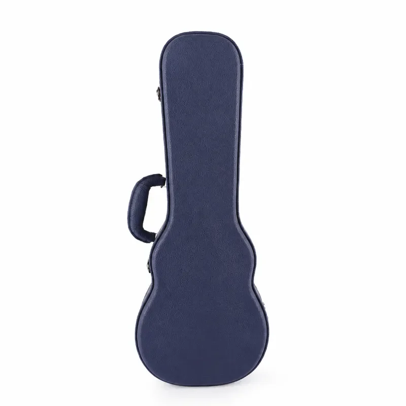 Wholesale Hard Shell Ukulele Case 21 24 27 Inch Small Four String Wooden Guitar Bag Leather Musical Instrument Protection Box