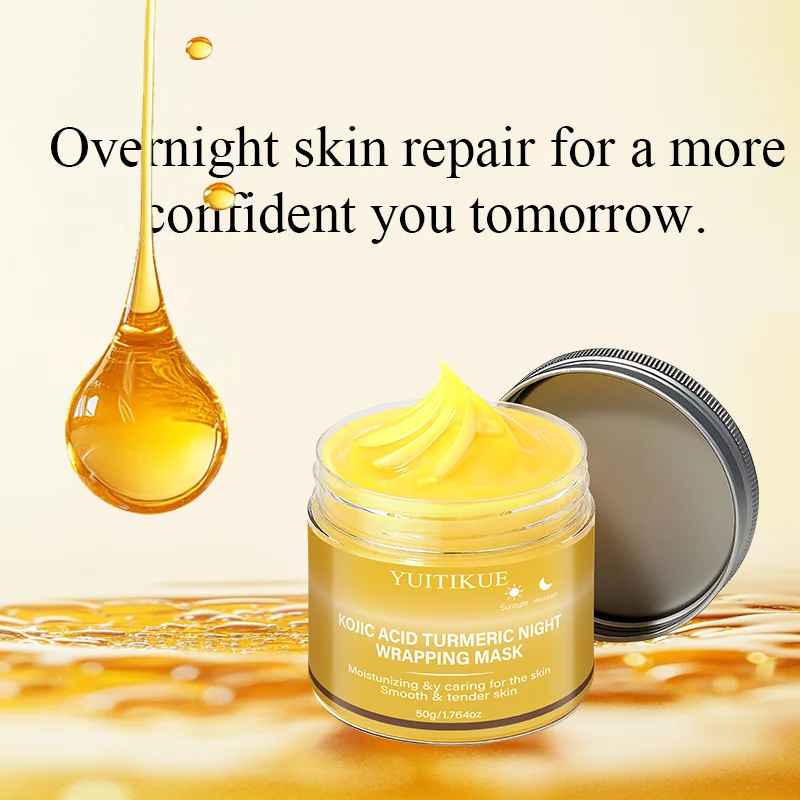 Kojic Acid Turmeric Night Mask - Bentonite Clay Mask review and price