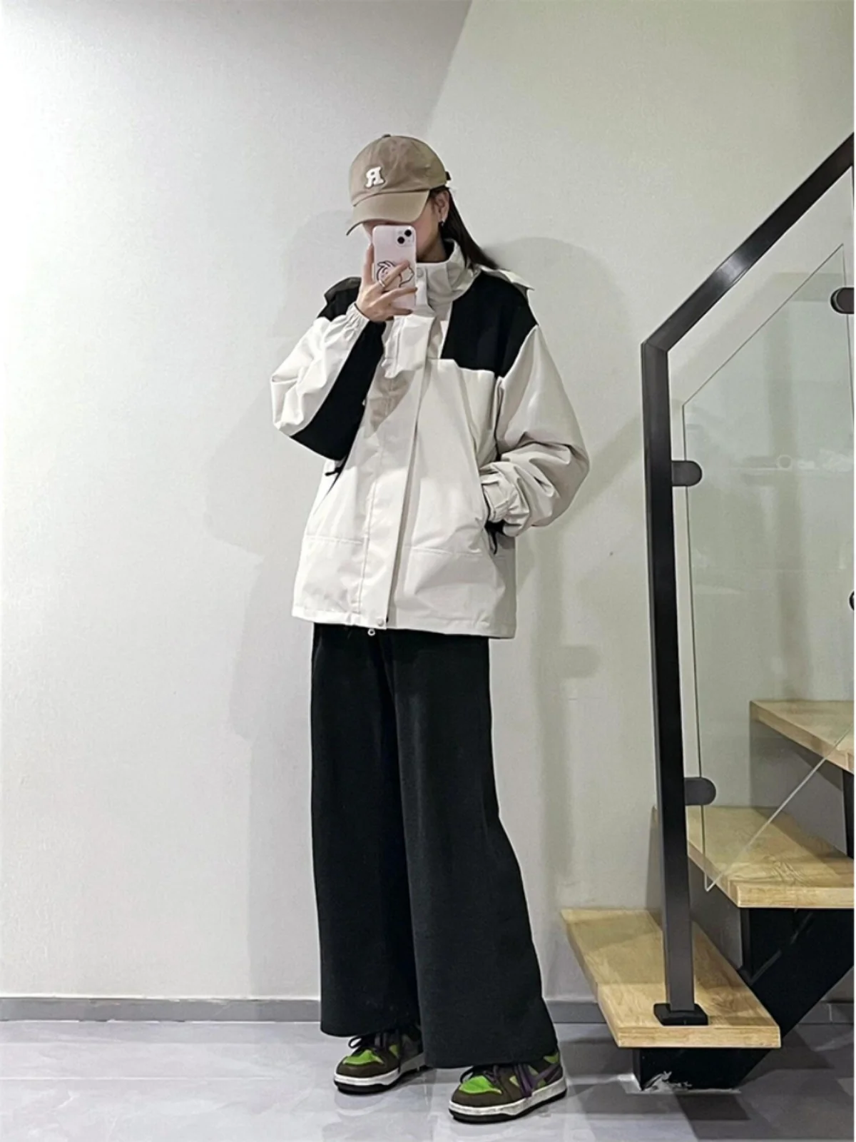 

Men's Tee-in-One Hooded Jaet Outdoor Cam Mountain Climbing Rainproof ex Spring Autumn Seasonal Polyester Fiber