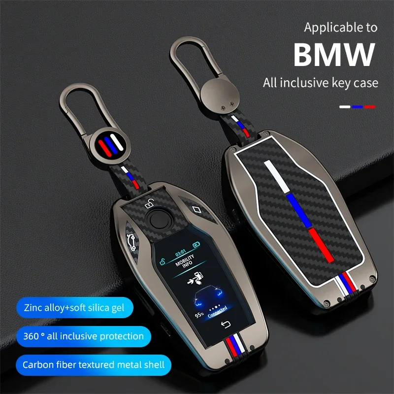 

Car Key Case Cover Key bag for Bmw 1 3 5 7 Series X1 X3 X5 X6 X7 F30 G20 F34 F31 G30 G01 F15 G05 I3 M4 Series Car Accesories