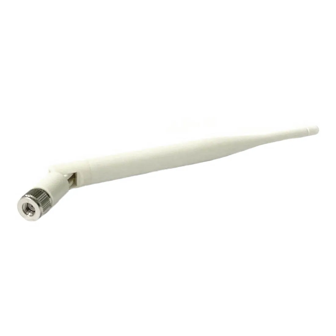 1pc Wifi Antenna 2.4GHz 6dBi RP-SMA Male Wireless WLAN White Floding Aerial 19cm for PCI Card Modem Router