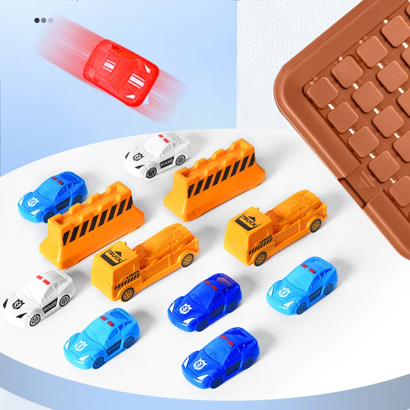 Montessori Strategy Games Puzzle Intellectual Development Toys Moving Car Out Of Warehouse Educational Parent-child Kids Gift