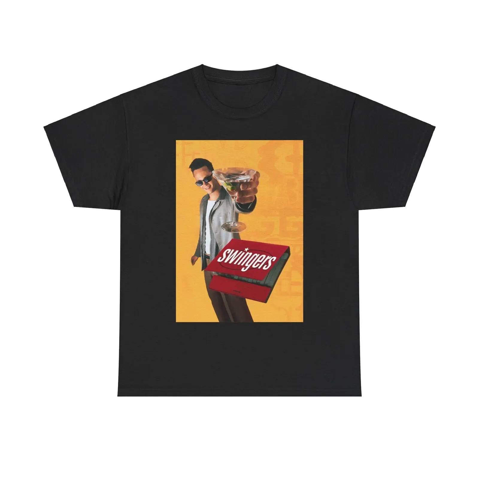 Swingers Poster T Shirt Vintage 90s Movie Retro Unisex Heavy Cotton Tee