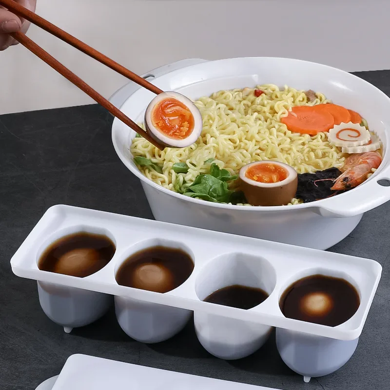 Egg Saving Box Practical Multifunctional Egg Organizer for Halogen and White Marinated Eggs