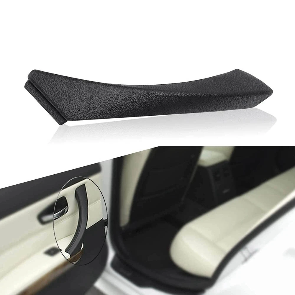 Black for -BMW E90 E91 3-Series Sedan 2006-2012 Left Inner Door Panel Handle Outer Trim Cover 51419150335