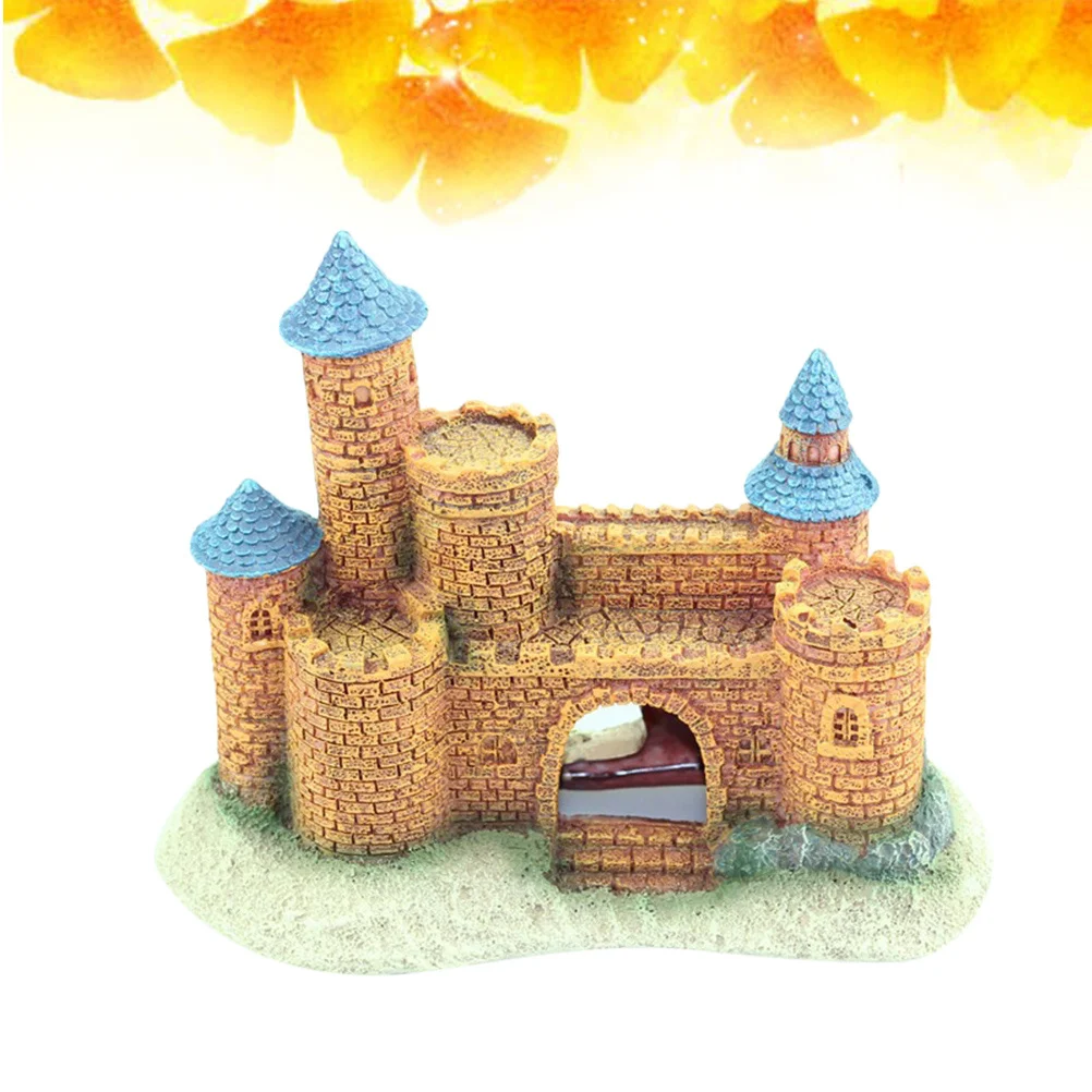 

Aquarium Resin Castle Ornament Simulation Design Creative Fish Tank Decor Aquarium Decoration Fish Tank Ornament