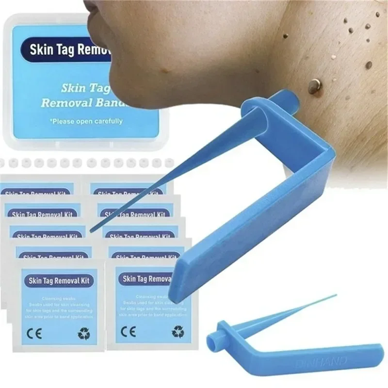 Huidverzorging Elastiekjes Huid Tag Remover Huid Tag Removal Kit Gezichtsverzorging Mol Wratten Tool Huidverzorging Groen Schoonheid & Gezondheid