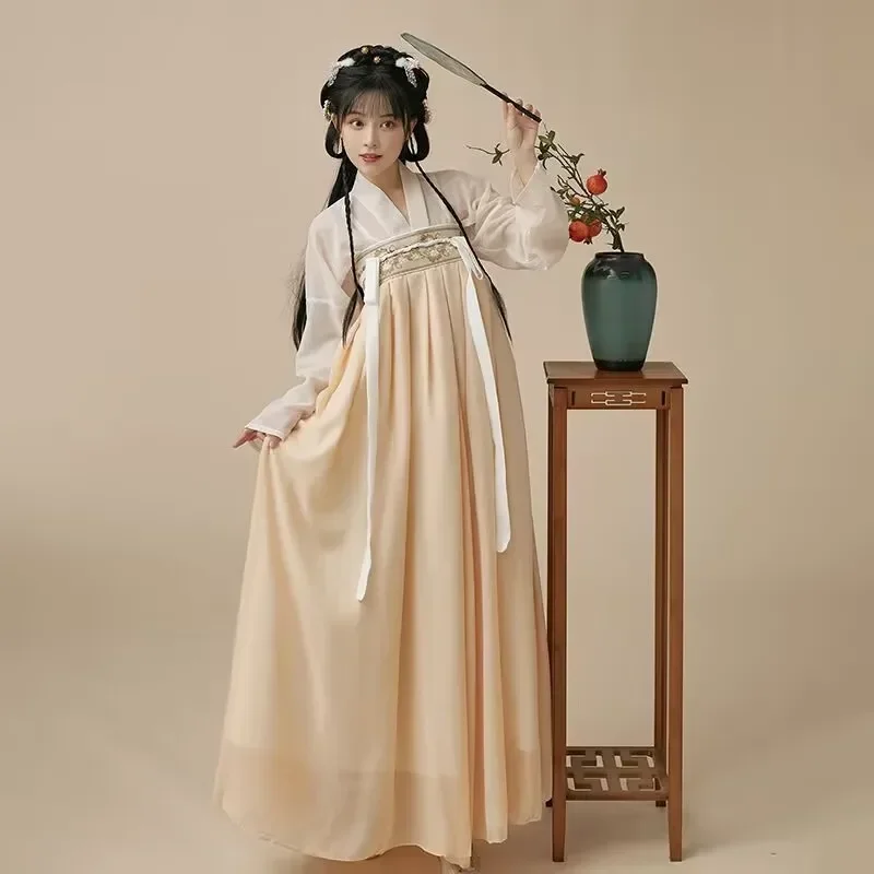 فستان هانفو صيني مقاس كبير 3XL فستان حفلات نسائي عتيق من سلالة تانغ بيج هانفو مقاس كبير للنساء