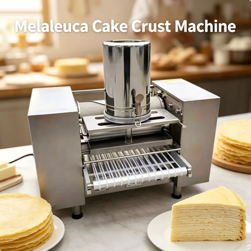 Commercial Automatic Thousand Layer Cake Pancake Skin Board Crepe Maker Making Machine Mini mille Crepe Cake Machine