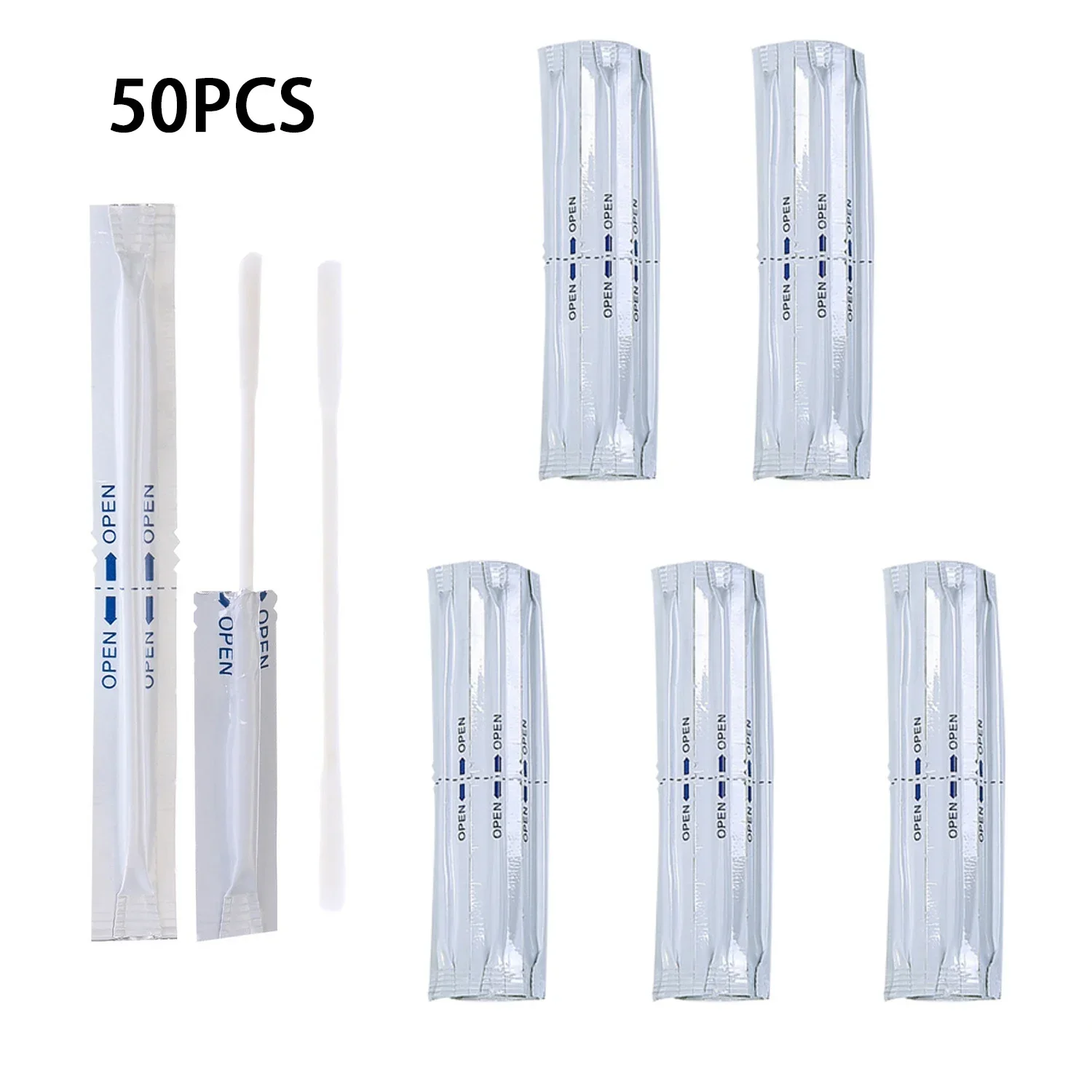 50 Sticks Cleaning Tools For IQOS 3 Duo 3.0 LIL/LTN/HEETS/GLO 2.4 PLUS Heater Cleaner Kit Acessories Cotton Swabs Double Head