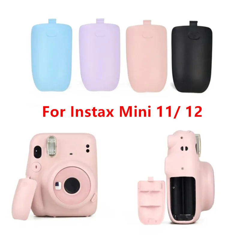 PVC Battery Cap Door Cover Replacement For Fujifilm Instax Mini 11 Battery Cover Film Camera battery cover For Instax Mini 12