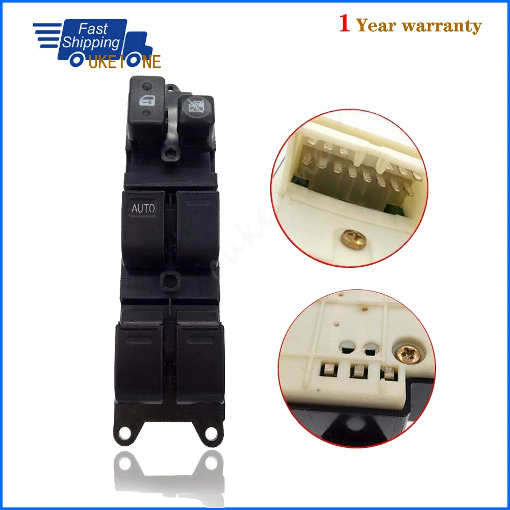 Botón de Control de cristal para ventana principal eléctrica, accesorio de coche para Toyota Camry Tercel Corolla 4runner Lexus LX450, 84820-33060