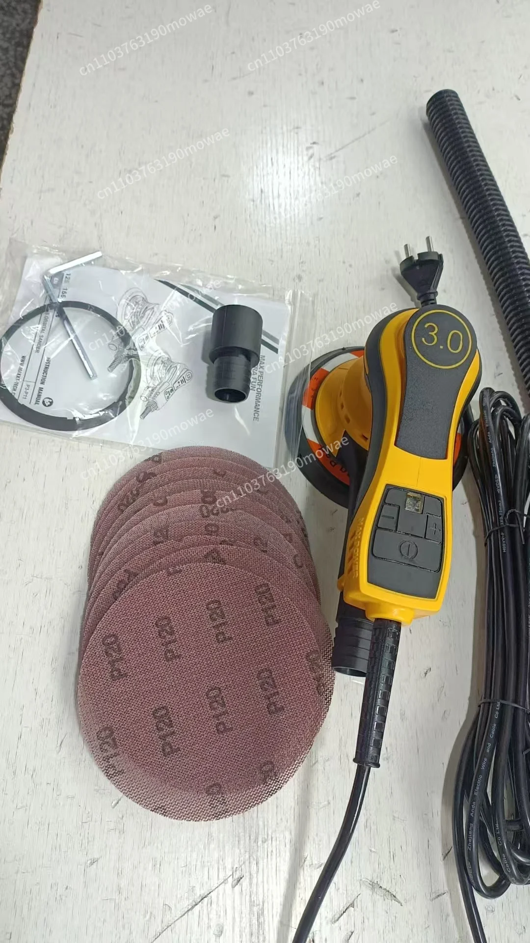 High quality handheld electric wall polisher sandpaper car polishing grinder brushless motor