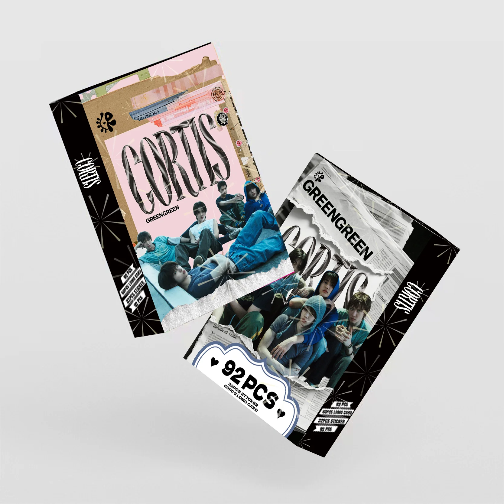 2026 New Arrival 92Pcs CORTIS GREENGREEN Photocard Lomo Cards Stickers Kpop Fans Gift Box - view 5
