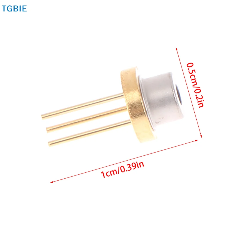 [TL]【TL】2Pcs 5mw 650nm 2.2V High Power Diode Module Red Laser Head TO-18 Laser Diode Burning Infrared LD Laser Module