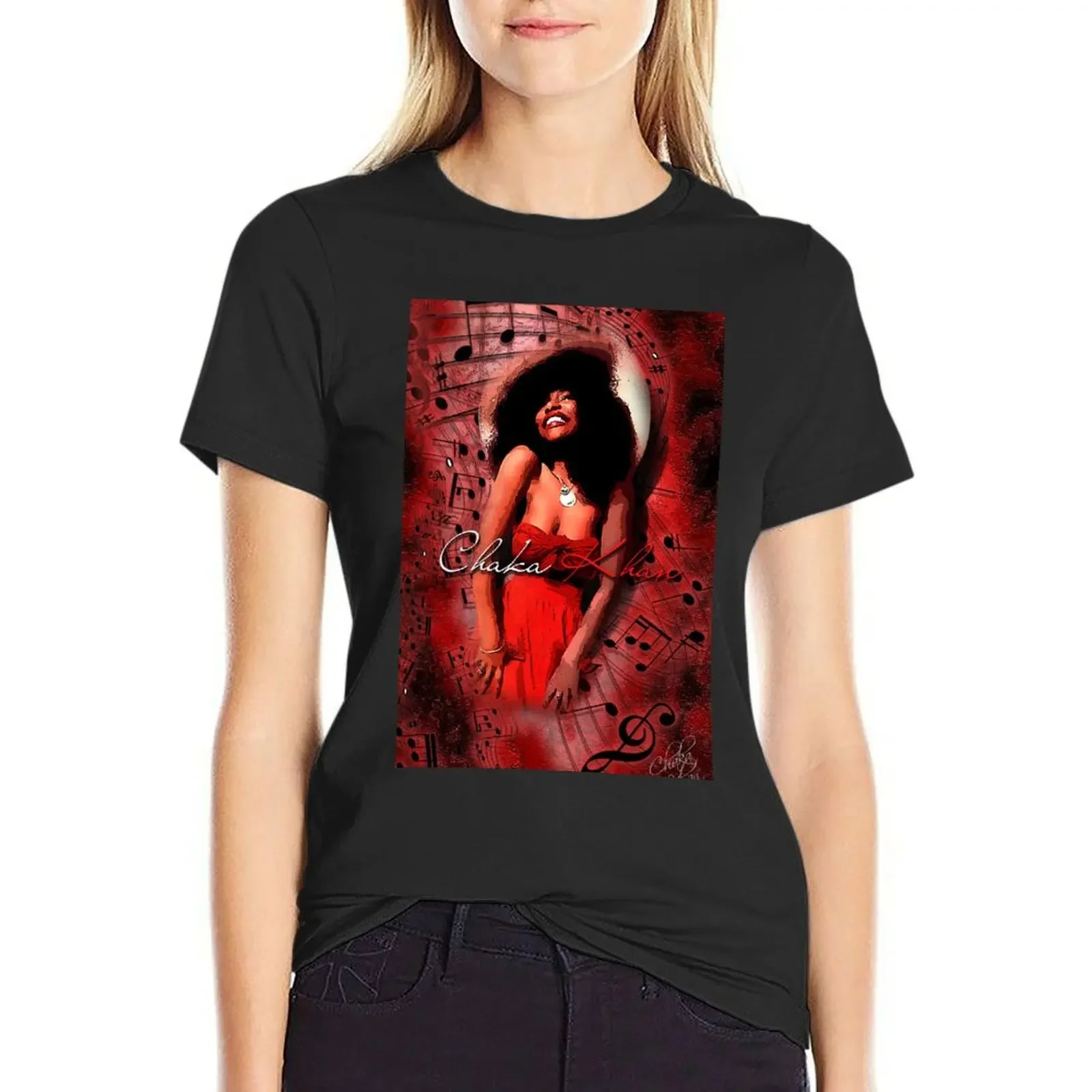 

Chaka Khan Shirt T-Shirt tops sublime sweat anime clothes tshirts for Women