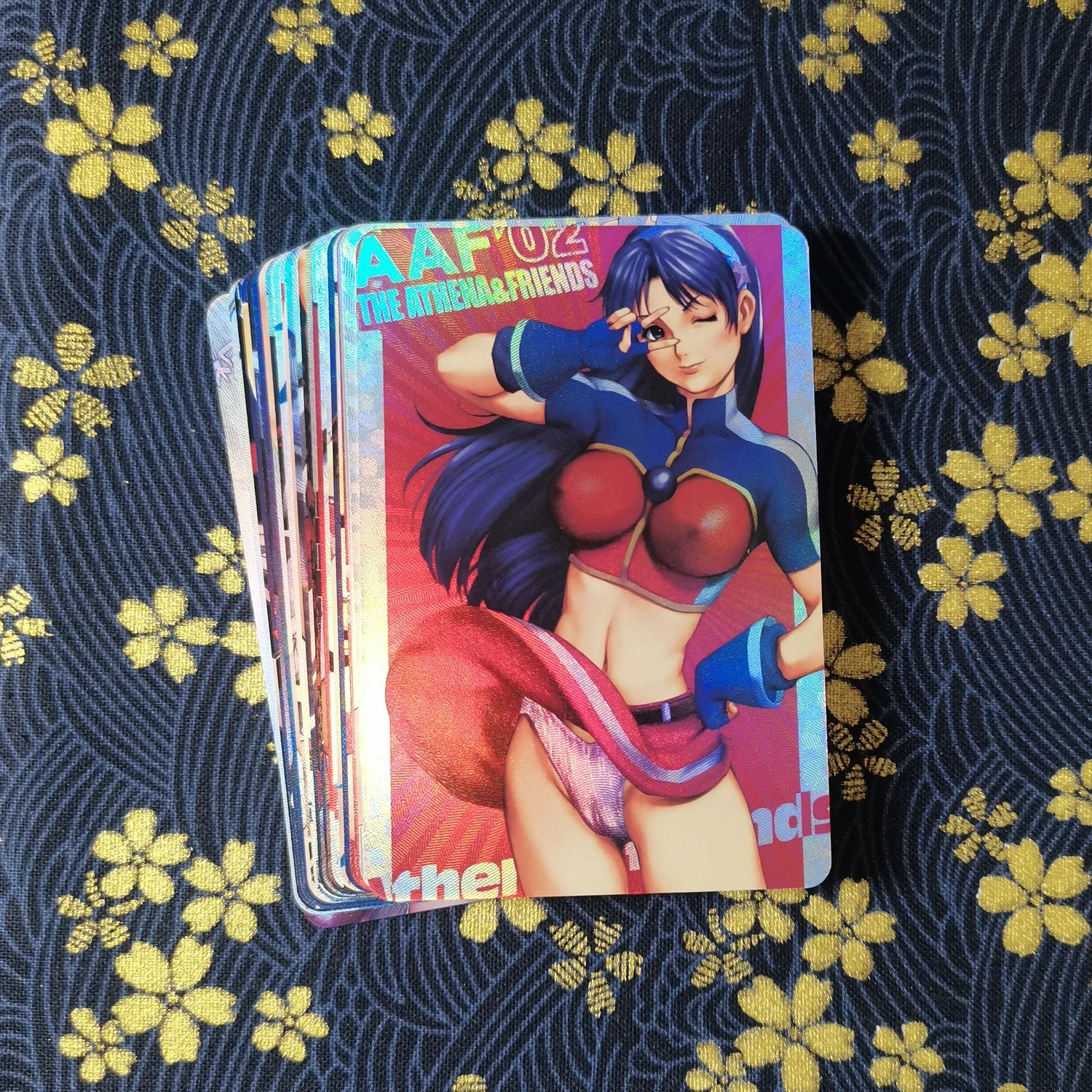 Diy 23Pcs/set The King of Fighters Nude Color Flash Card ACG Mai Shiranui Gift Toy Game Anime Collection Cards