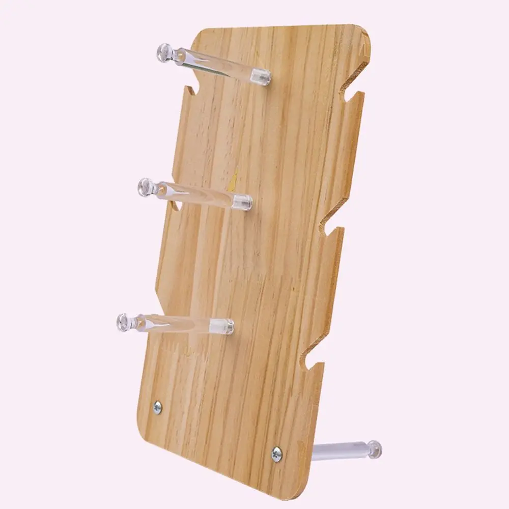 Durable Showcase Storage Eyeglasses Organizer Shelf Glasses Frame Tray Solid Wood Stand Sunglass Display Rack