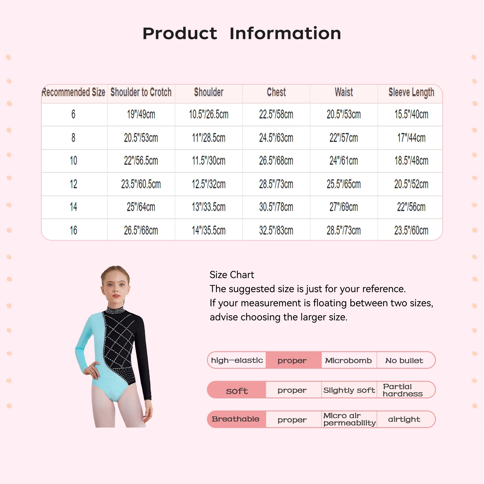 أطفال بنات غنائية الجمباز الباليه الرقص أداء يوتار المرقعة بسط الشكل التزلج البهلوانية مرحلة الرقص ارتداءها #6